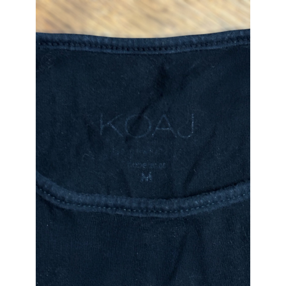 KOAJ Womens Medium Black “Out Of Your League” High Neck Bodysuit Skater Punk GUC - Picture 7 of 9